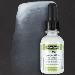 Schmincke Medium do akwareli w płynie - - Opaque White, 30 ml