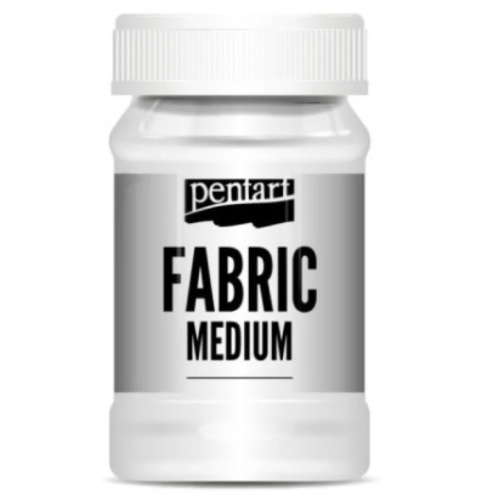 Pentart Medium do farb do tkanin i skór - - 100 ml > Farby I Pisaki Do Tkanin