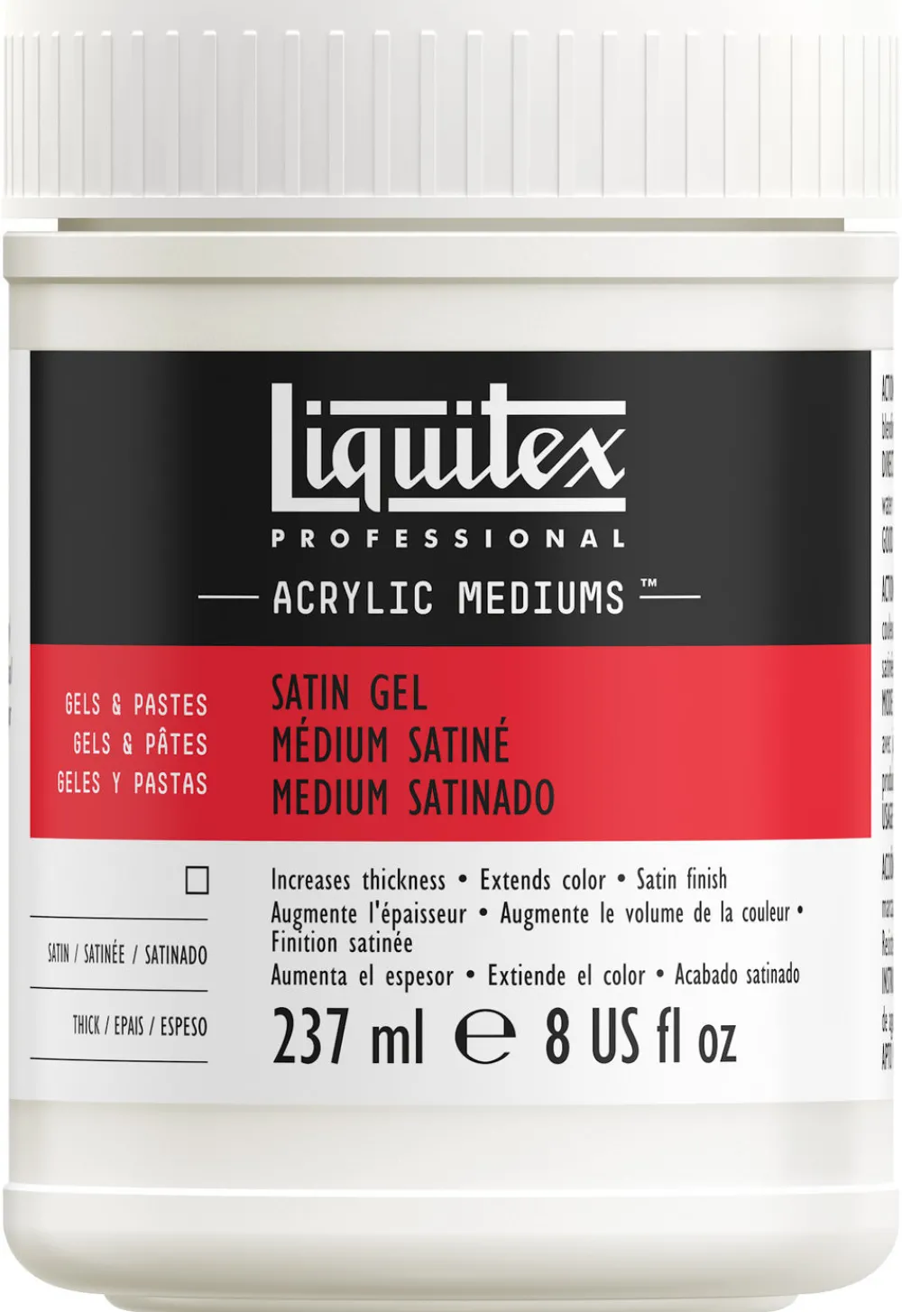 Liquitex Medium żelowe do farb akrylowych - - satynowe 237 ml