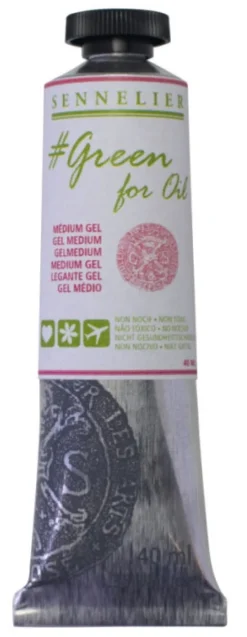 Sennelier Medium żelowe Green For Oil - - 40 ml ><noscript><img width=