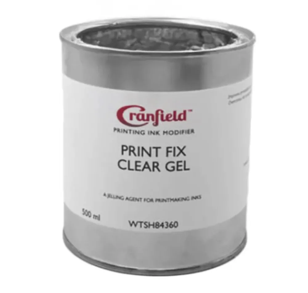 Medium żelowe Print Fix Clear Gel - Cranfield - 500 ml > Techniki Graficzne