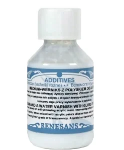 Renesans Medium i werniks do akryli 2w1 - - połysk, 100 ml