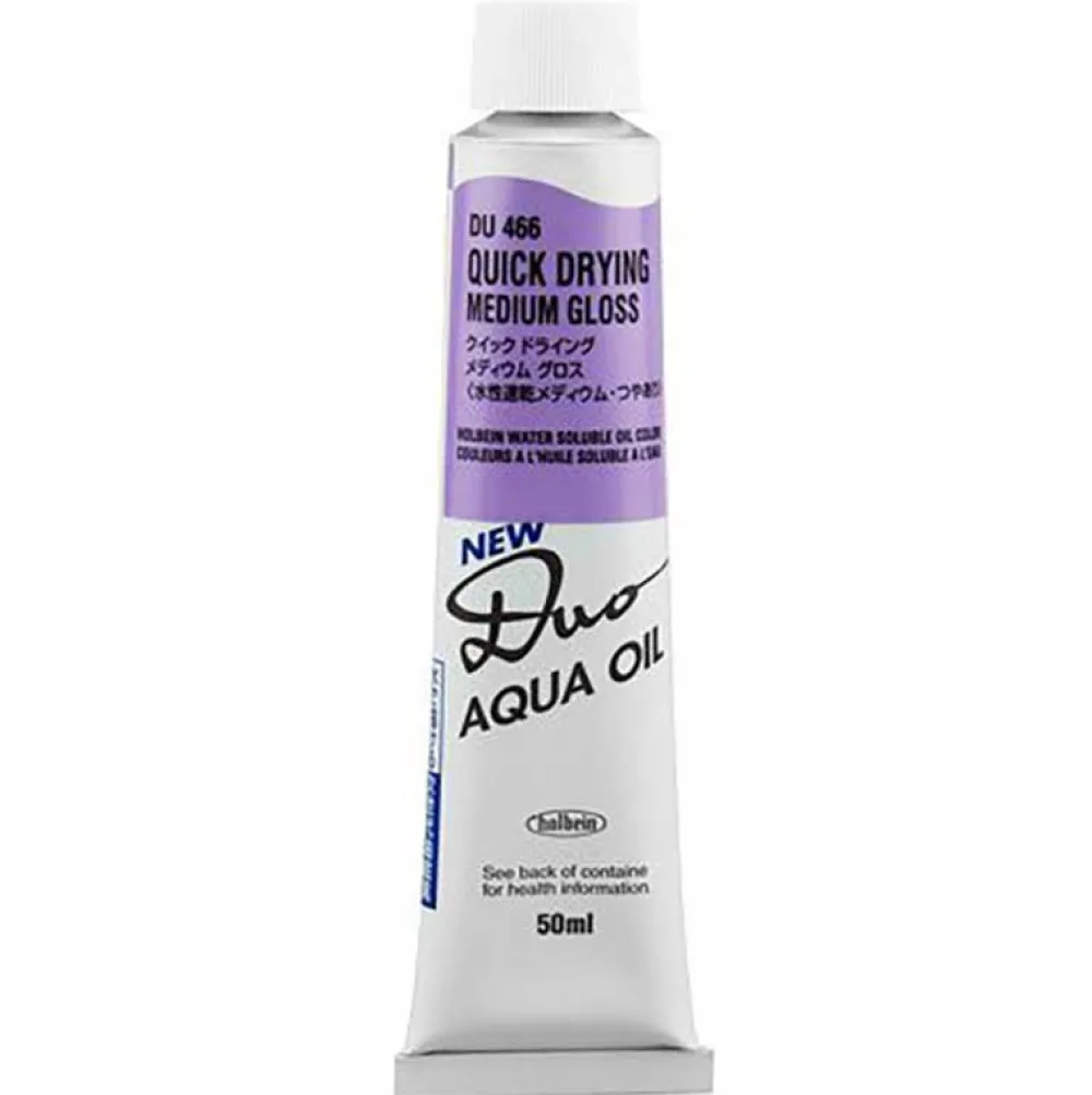 Holbein Medium Quick Drying do farb olejnych Duo Aqua Oil - - połysk, 50 ml