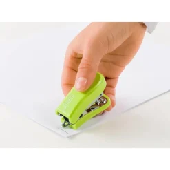 Novus Mini zszywacz biurowy ze zszywkami - - jasnozielony