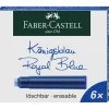 Faber-Castell Naboje atramentowe - - niebieskie, krótkie, 6 szt. > Naboje Atramentowe