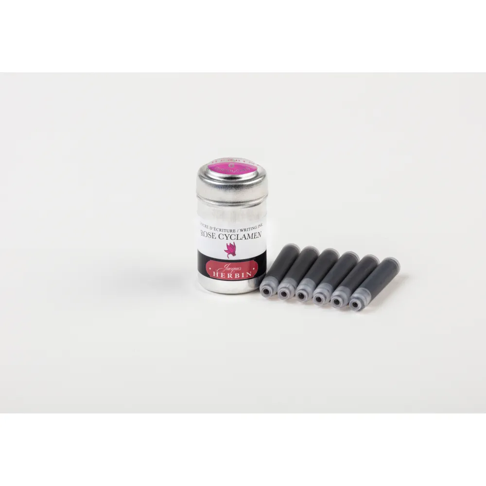 J.Herbin Naboje atramentowe - - Cyclamen Pink 6 szt. > Naboje Atramentowe