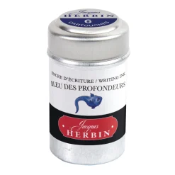 J.Herbin Naboje atramentowe - - Deep Blue 6 szt. ><noscript><img width=