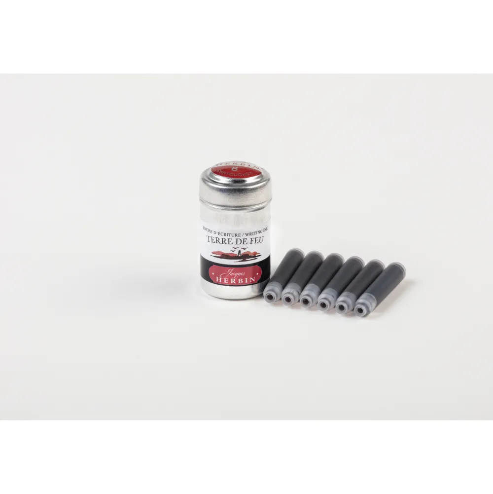 J.Herbin Naboje atramentowe - - Earth Brown 6 szt. > Naboje Atramentowe