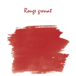 J.Herbin Naboje atramentowe - - Garnet Red 6 szt.
