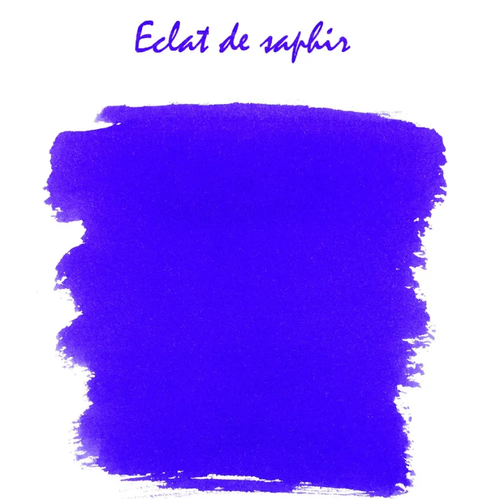 J.Herbin Naboje atramentowe - - Sapphire Sparkle 6 szt.
