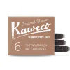 Kaweco Naboje atramentowe - - Caramel Brown, 6 szt.