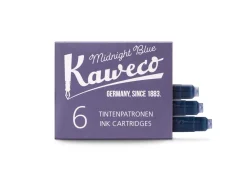 Kaweco Naboje atramentowe - - Midnight Blue, 6 szt.