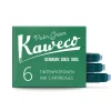 Kaweco Naboje atramentowe - - Palm Green, 6 szt. > Naboje Atramentowe