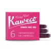 Kaweco Naboje atramentowe - - Ruby Red, 6 szt.