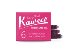 Kaweco Naboje atramentowe - - Ruby Red, 6 szt.