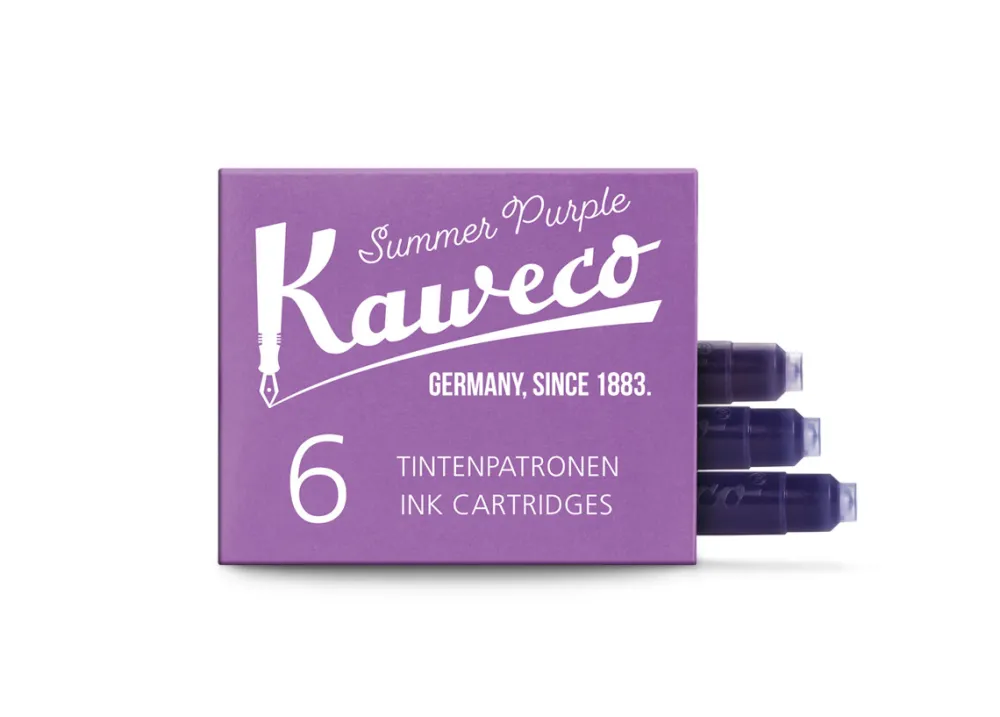 Kaweco Naboje atramentowe - - Summer Purple, 6 szt.