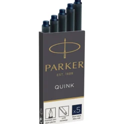 Parker Naboje atramentowe Quink do piór wiecznych - - granatowe, 5 szt. > Naboje Atramentowe