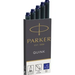 Parker Naboje atramentowe Quink do piór wiecznych - - czarne, 5 szt. > Naboje Atramentowe