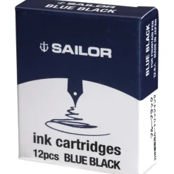 Sailor Naboje atramentowe - - Blue Black 12 szt. > Naboje Atramentowe