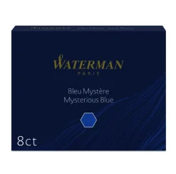 Waterman Naboje atramentowe - - Long, Intense Black, 8 szt. > Naboje Atramentowe