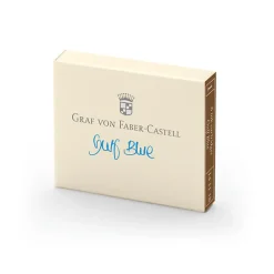 Graf Von Faber-Castell Naboje do piór wiecznych - - Gulf Blue, 6 szt.