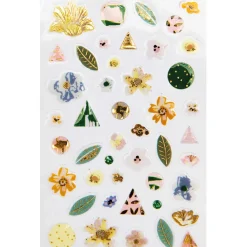 Rico Design Naklejki żelowe - Paper Poetry - Nature, 45 szt. > Naklejki