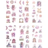dpCraft Naklejki foliowe Wróżki - - Crystal Pink 6 ark. > Naklejki