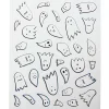 Rico Design Naklejki halloweenowe - Paper Poetry - 260 szt.