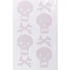 Rico Design Naklejki halloweenowe z brokatem - Paper Poetry - Czaszki, 8 szt.