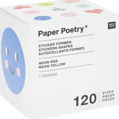 Rico Design Naklejki Kształty - - 7 wzorów, 120 szt. ><noscript><img width=