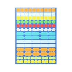 Mishmash Naklejki kształty Shapes - - 100 szt. > Naklejki Do Notatek