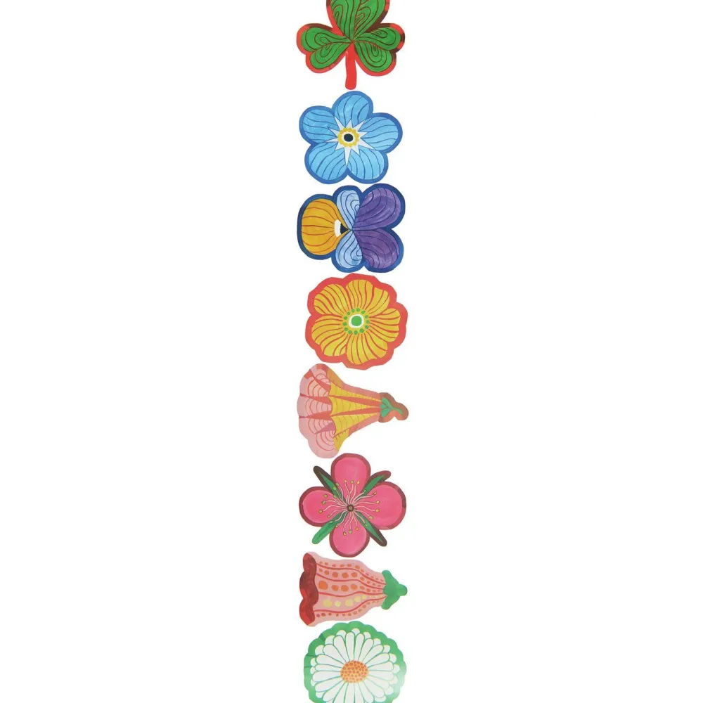 Rico Design Naklejki na rolce Midsommar Magic Flowers - - 100 szt.