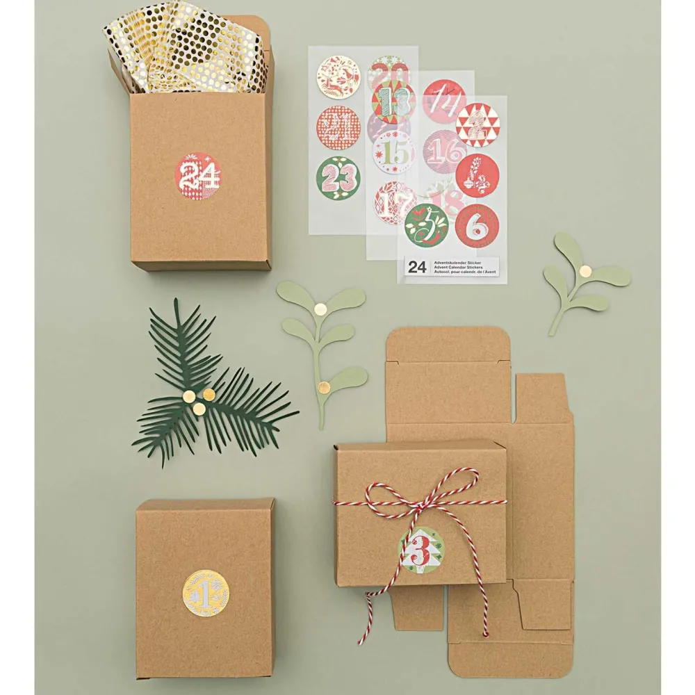 Rico Design Naklejki papierowe kółka Dots - Paper Poetry - Gold > Naklejki