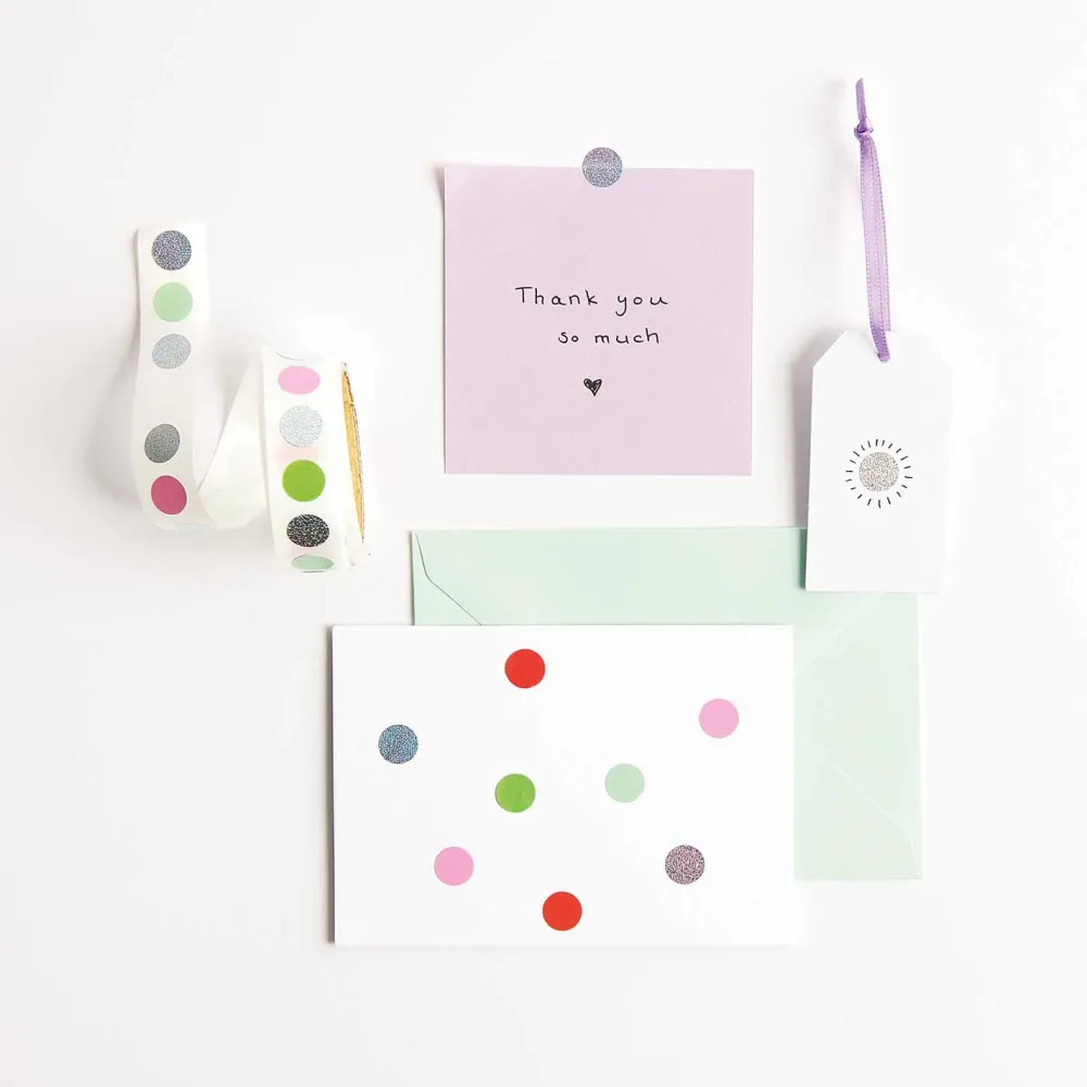Rico Design Naklejki papierowe Kółka - Paper Poetry - 80 szt. > Naklejki