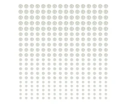 PartyDeco Naklejki Perełki - białe, 3-6 mm, 440 szt. > Dodatki Dekoracyjne