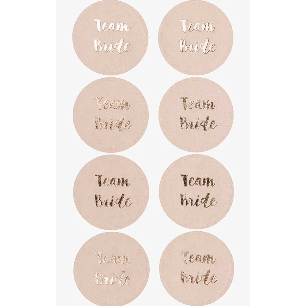 Rico Design Naklejki Team Bride - Paper Poetry - różowe, 32 szt. > Naklejki