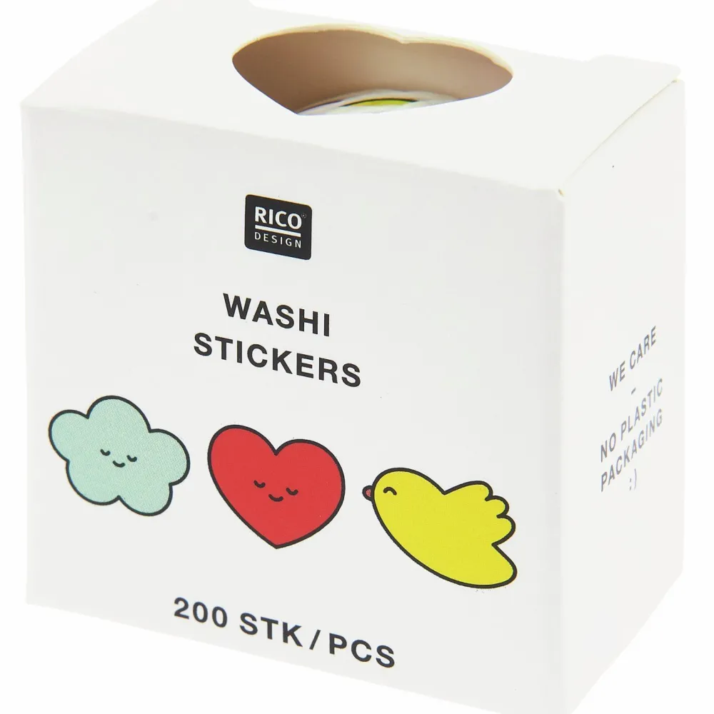Rico Design Naklejki washi Chingu - Paper Poetry - 200 szt. > Naklejki