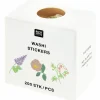 Rico Design Naklejki washi Flowers Pastel - Paper Poetry - 200 szt.