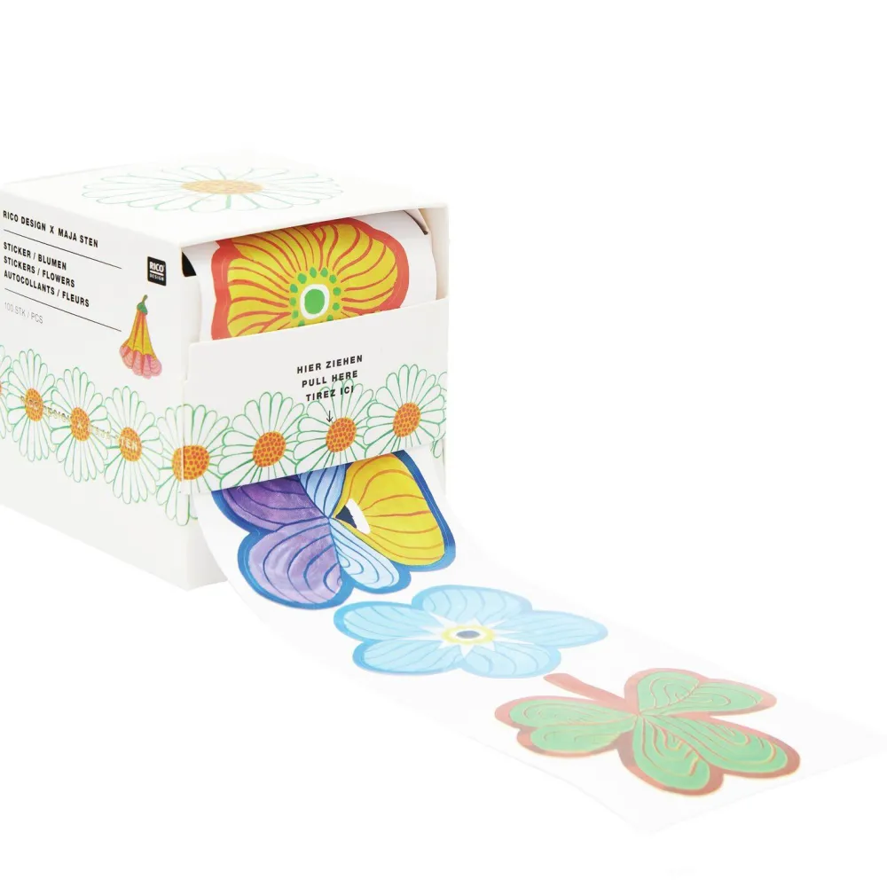 Rico Design Naklejki washi Midsommar Magic - - 200 szt. > Naklejki