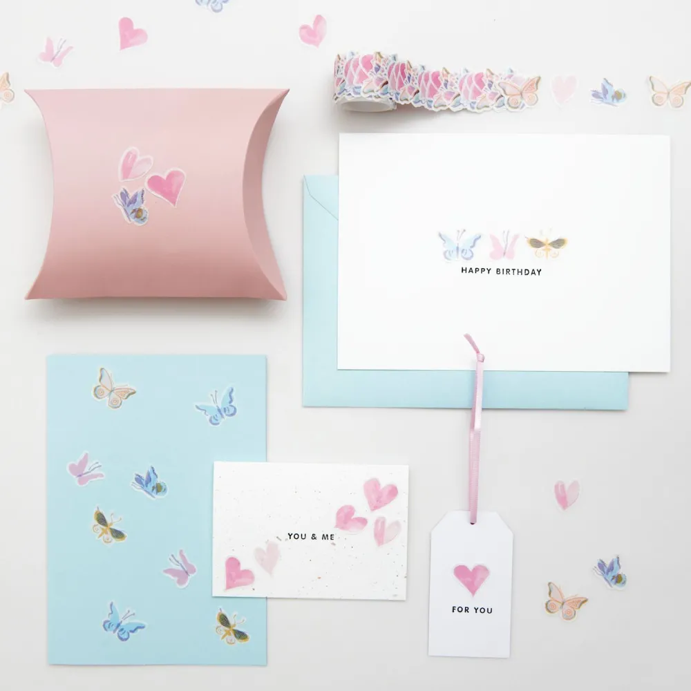 Rico Design Naklejki washi Painted Love - Paper Poetry - 200 szt. > Naklejki