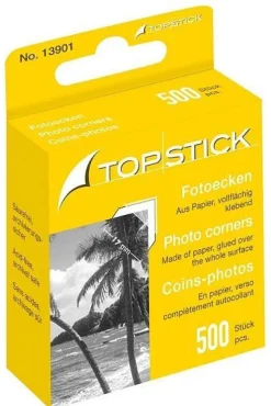 Narożniki do zdjęć Top Stick - 17 x 17 mm, 500 szt. > Naklejki Do Notatek