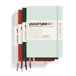 Leuchtturm1917 Notatnik A5 - - w kropki, twarda okładka, Forest Green, 80 g/m2 ><noscript><img width=
