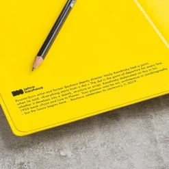 Leuchtturm1917 Notatnik Bauhaus - - Lemon, w kropki, twarda okładka, A5 ><noscript><img width=