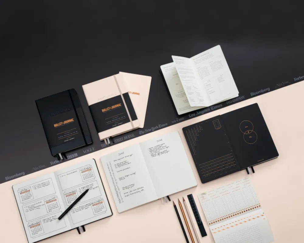 Leuchtturm1917 Notatnik Bullet Journal A5 - - czarny, w kropki, 120 g/m2 > Notatniki W Kropki