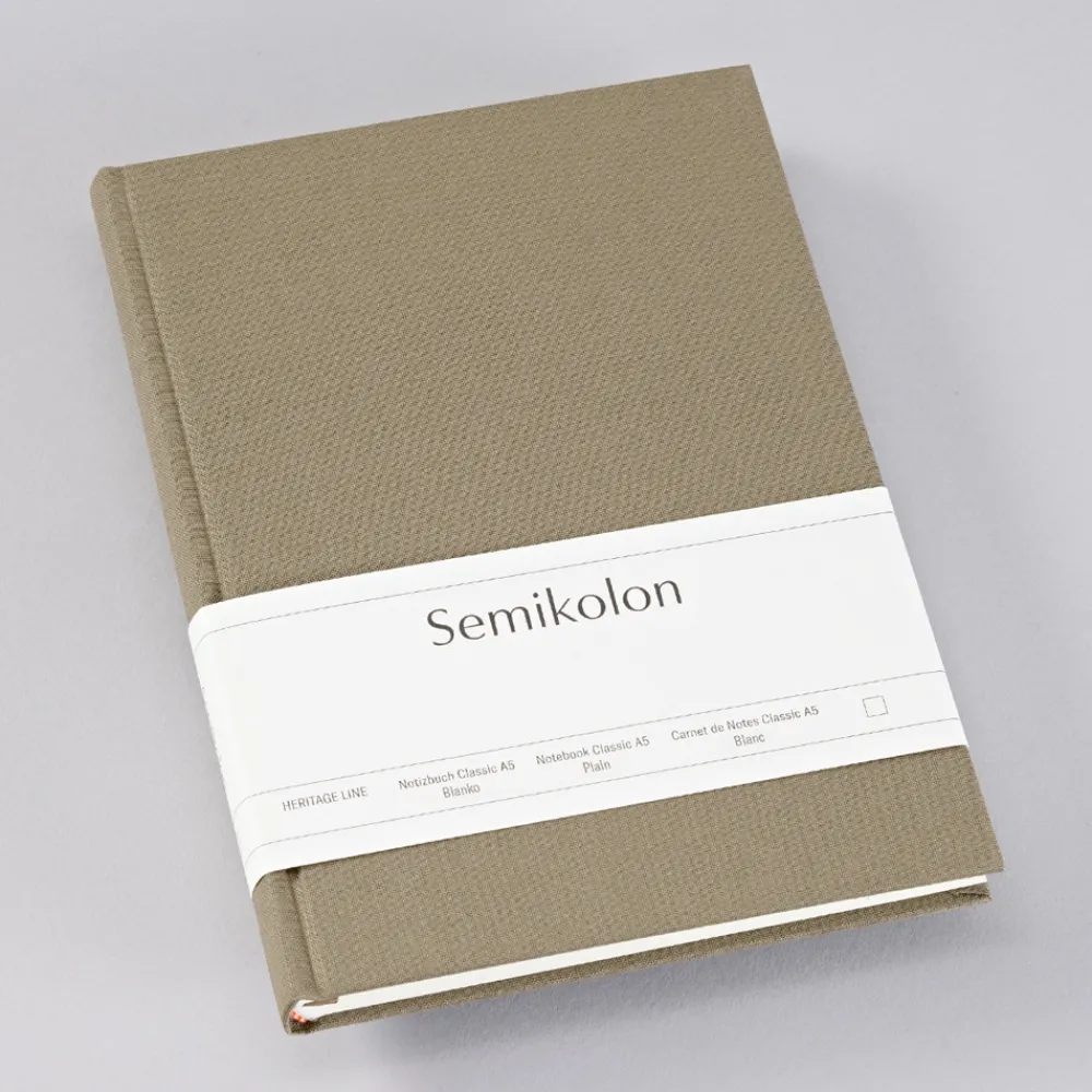 Semikolon Notatnik Classic A5 - - Fango, gładki, 176 stron