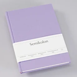 Semikolon Notatnik Classic A5 - - Lilac Silk, w linie, 176 stron