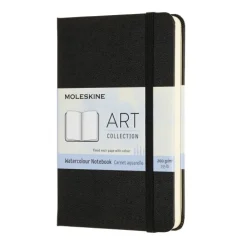 Moleskine Notatnik do akwareli - - gładki twardy kieszonkowy czarny > Papier Do Akwareli