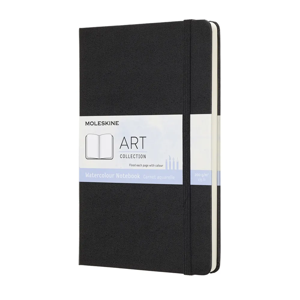 Moleskine Notatnik do akwareli - - czarny 12 x 21 cm > Papier Do Akwareli