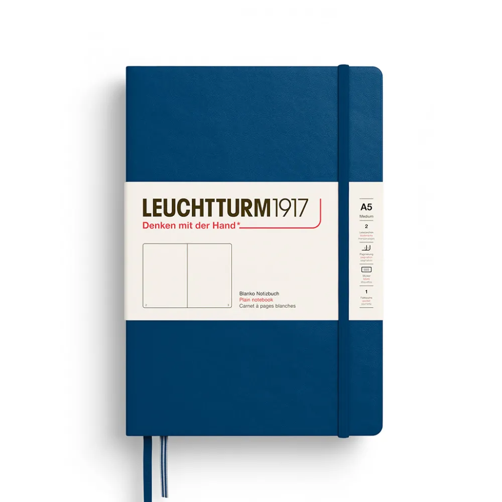 Leuchtturm1917 Notatnik gładki A5 - - Indigo > Notatniki Gładkie