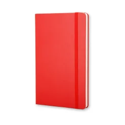 Moleskine Notatnik gładki A5 - - czerwony twarda okładka